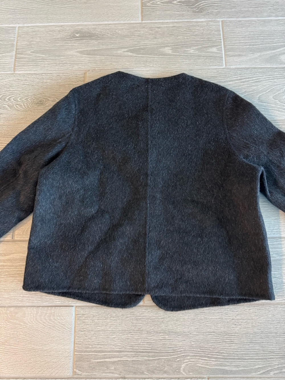 Hemi Blurr Brushed Wool Boxy Coat Size Large Nwt — image 4 of 6